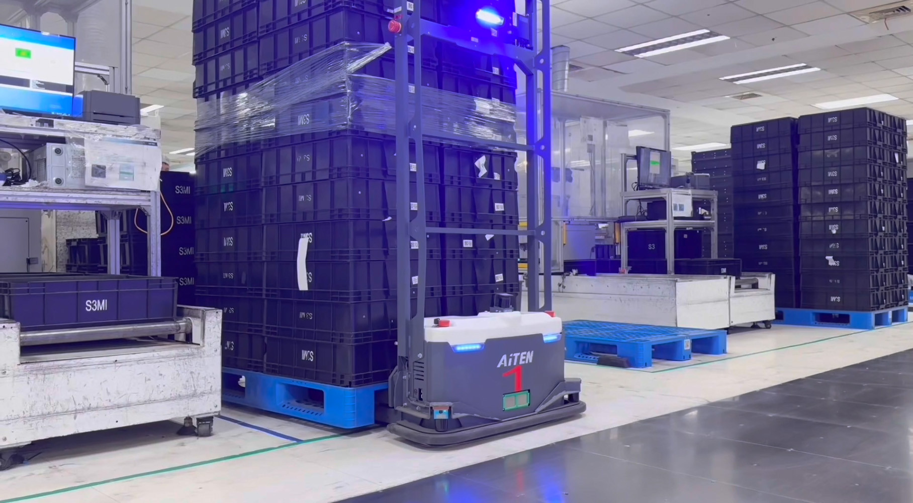 ​AGV无人叉车的应用：AiTEN 555000jcjc公海如何赋能工厂内部物流